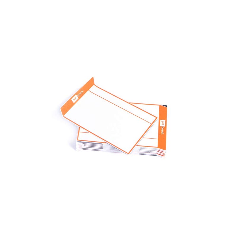 PATboard Scrum Board and Kanban Board - Magnetic Task Cards - S (Small) - Set of 16 - Orange - Image 1